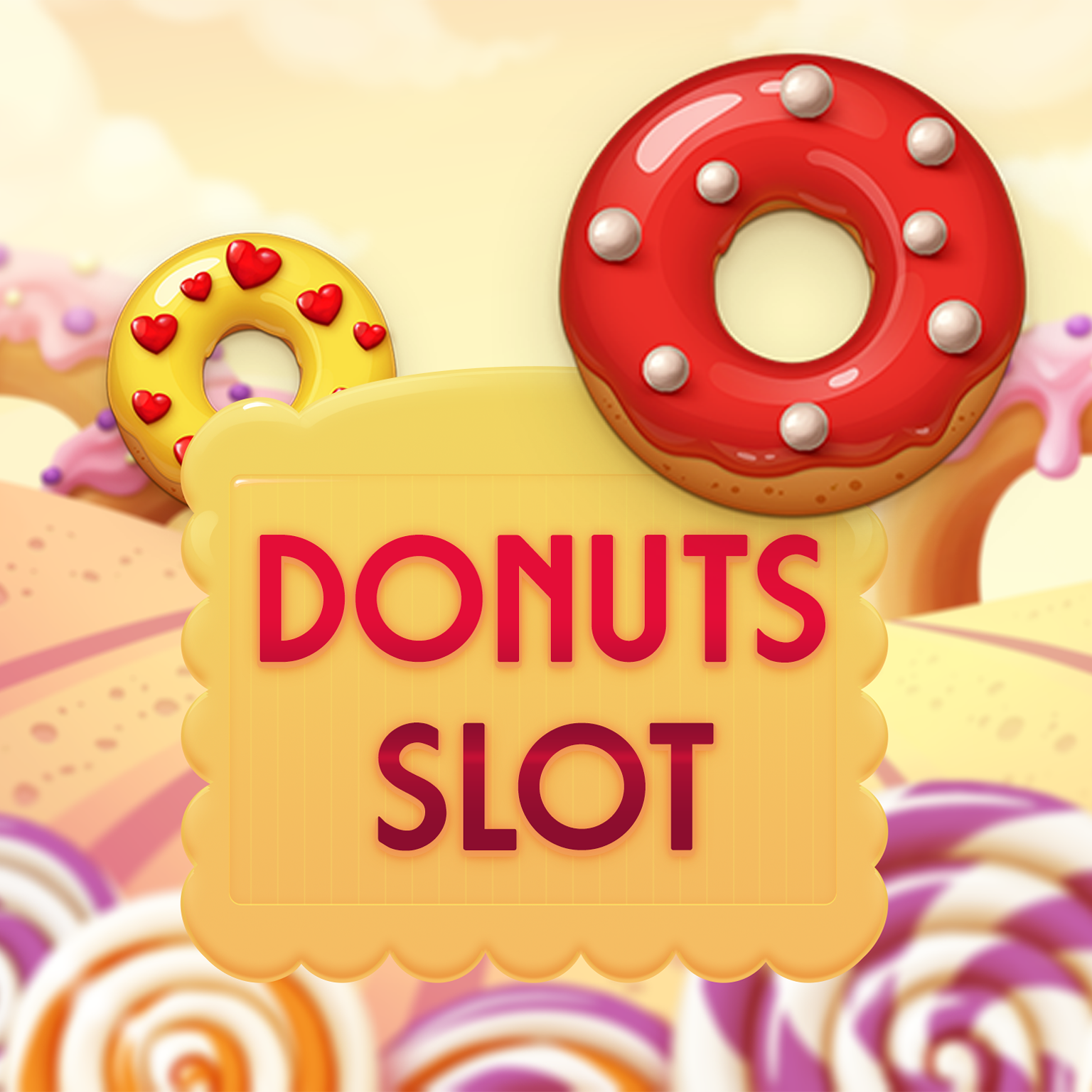 Donuts Slot: ciambelle colorate con cuori e glassa — tema dolce e giocoso