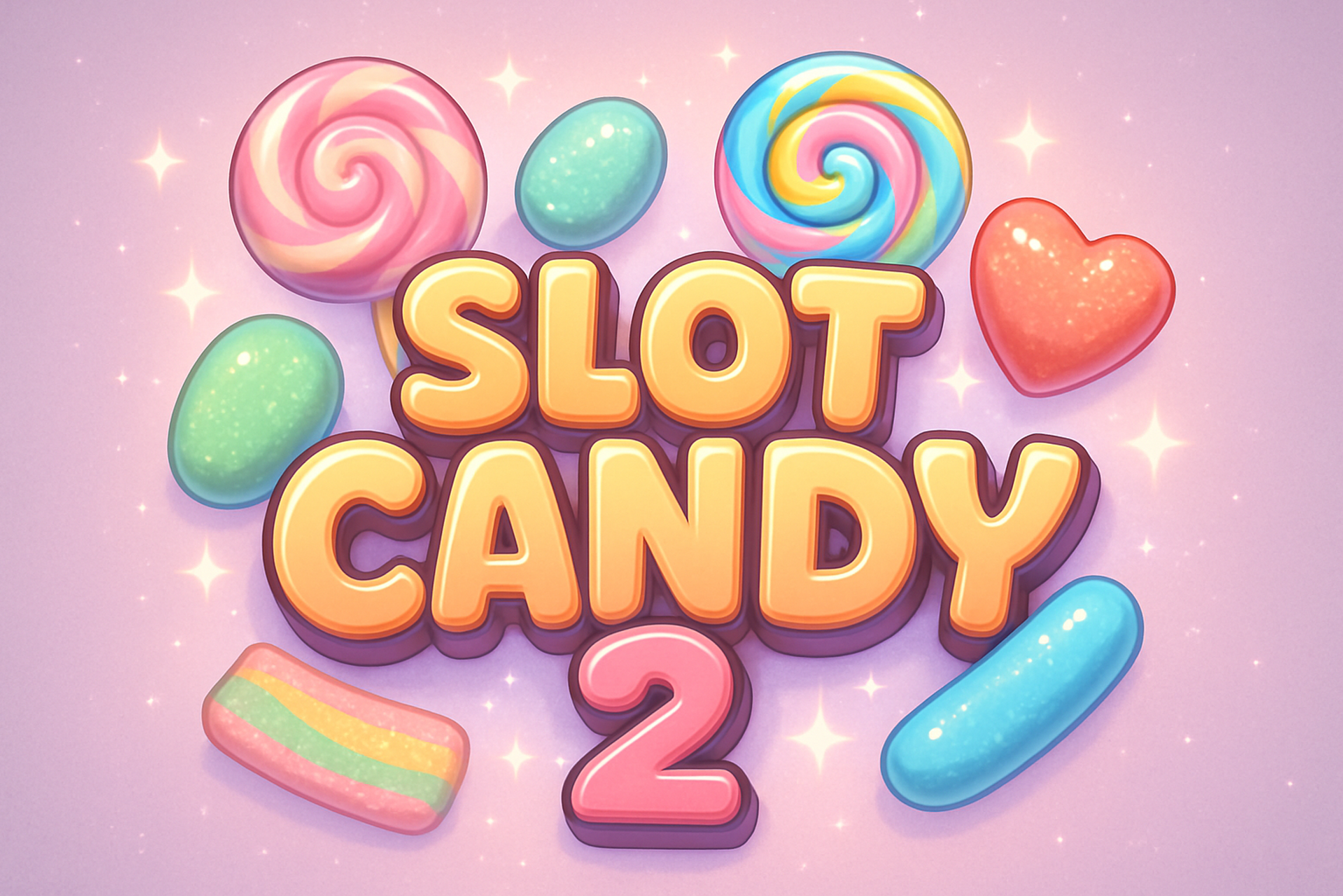 Slot Candy 2: caramelle, lecca-lecca e cuori su sfondo pastello — tema zuccherino e vivace